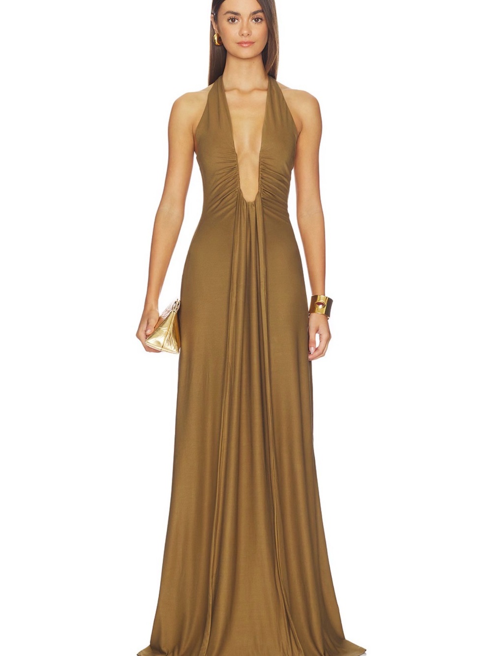 Jennifer Cupro Maxi Dress by Misha